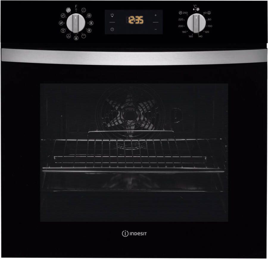 Indesit IFW 4844 H BL Inbouw oven Zwart