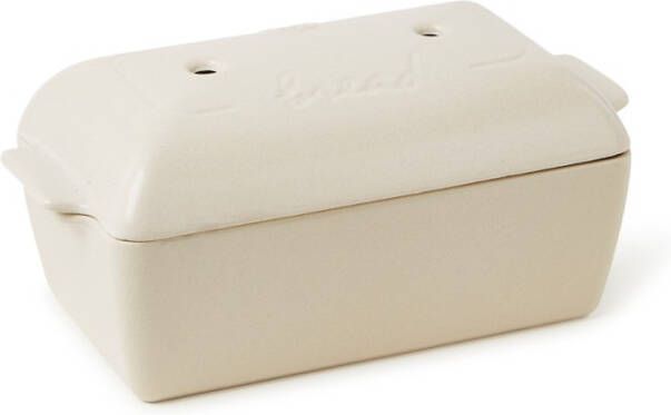 Emile Henry Broodbakvorm 24 X 15 Cm 2 Liter Keramiek Wit 2 delig