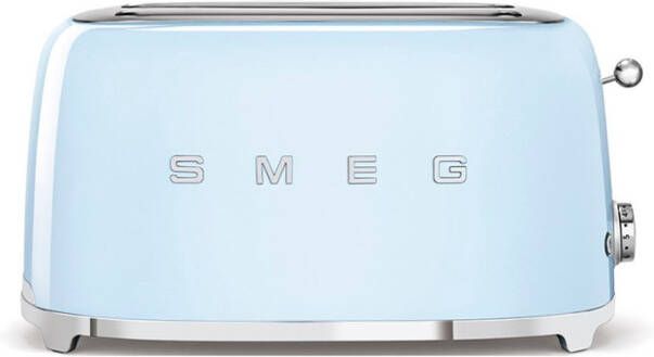 Smeg 50's Style broodrooster 2-slots extra lang TSF02PBEU pastelblauw