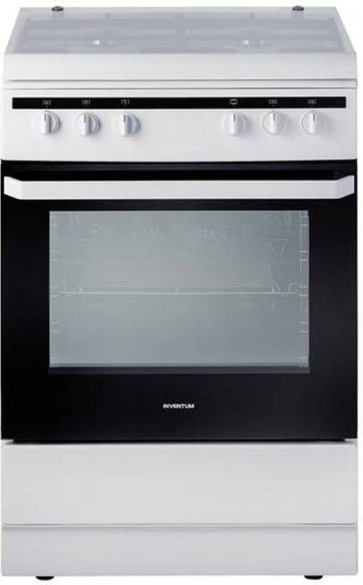 Inventum VFG6020G Gas-elektrische fornuizen Wit