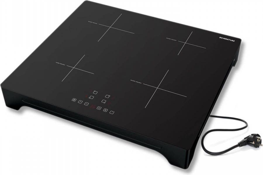 Inventum Vki6010zwa Vrijstaande Inductie Kookplaat 4 Kookzones Zwart