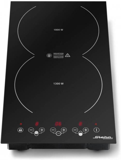 Steba Ik200 Design Dubbele Inductie Kookplaat, 1800 1300 Watt