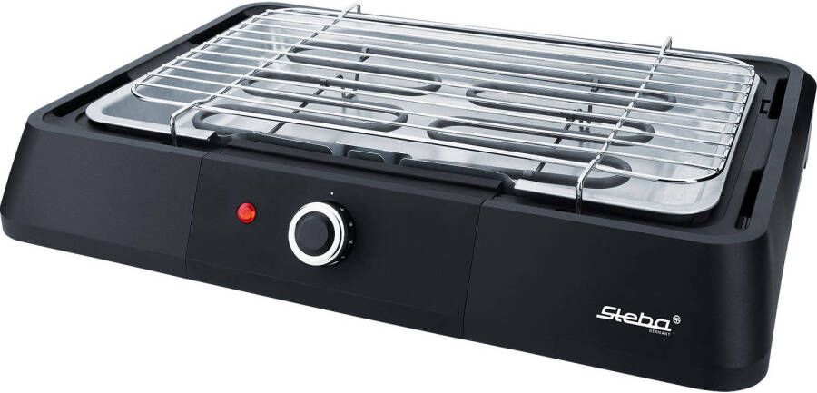 Steba Vgg20 Elektrische Barbecue Tafelgrill 39x22 Cm Zwart