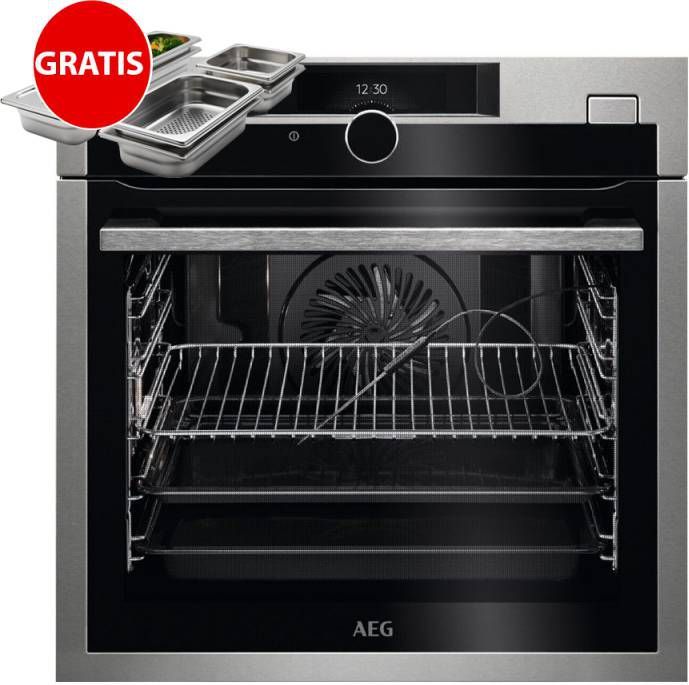 AEG BSE882220M SteamBoost combi hetelucht- en stoomoven