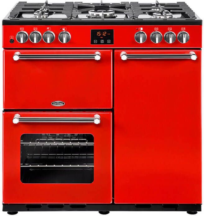 Belling Kensington 90 DFT rood