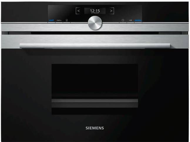 Siemens CD634GAS0 Inbouw stoomoven Zwart