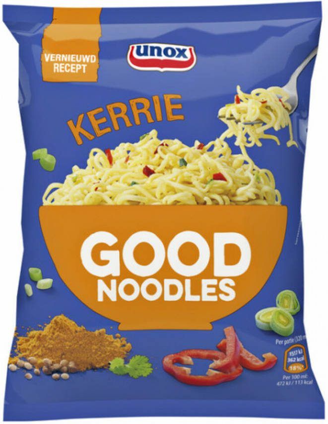 Unox 11x Good Noodles Kerrie 70 gr