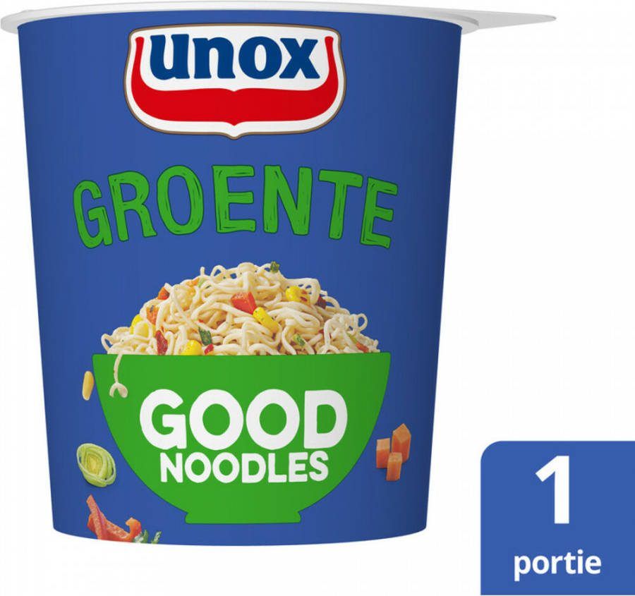 Unox 3x Good Noodles Cup Groente 65 gr