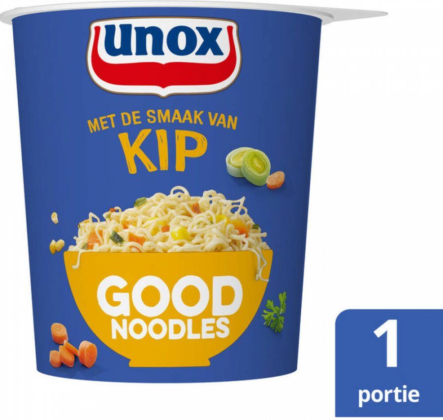 Unox 6x Good Noodles Cup Kip 65 gr