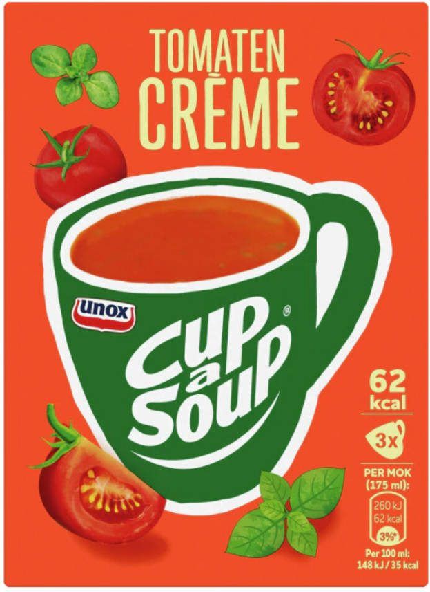 Unox 12x Cup a Soup Tomaten Crème 3 x 175 ml