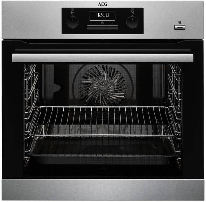 AEG BEB351010M oven met SteamBake, Pizzastand en GRATIS Pizzasteen