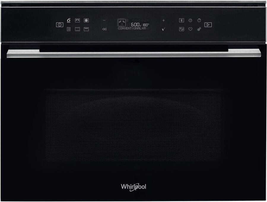 Whirlpool W7 ME450 NB Inbouw combi magnetron Zwart