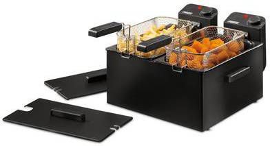 Princess 183028 Friteuse met dubbele koudezone 6 l 2x 1800 W Zwart kopen ? Electronic