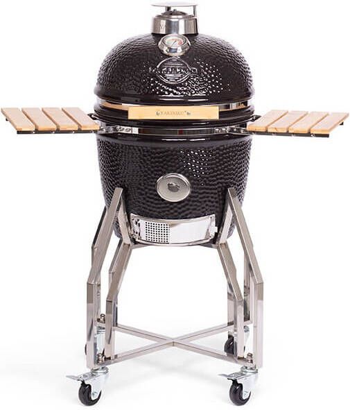 Yakiniku YA 490393 BBQ Kamado 16 Met Onderstel En Zijtafels Medium