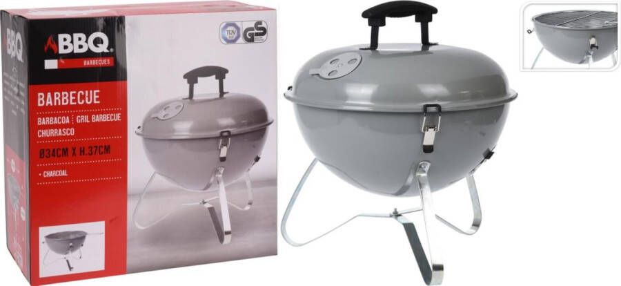 Koopman International Bbq Bolvorm 37cm Grijs