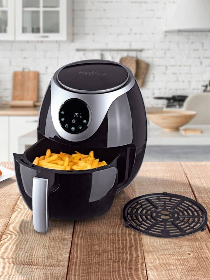 GOURMETmaxx Heteluchtfriteuse Zwart/Grijs