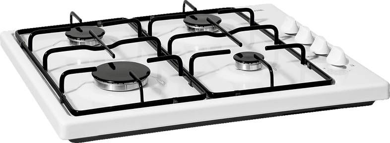 Etna KGV158WIT Gas kookplaat Wit