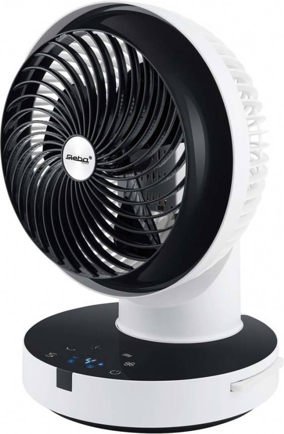 Steba Vt360 Twist Tafelventilator 360° Afstandsbediening Zwart/wit