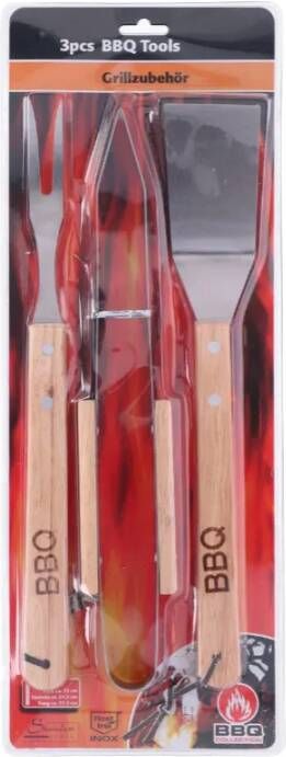 BBQ Collection Barbecue Gereedschapsset 3 delig