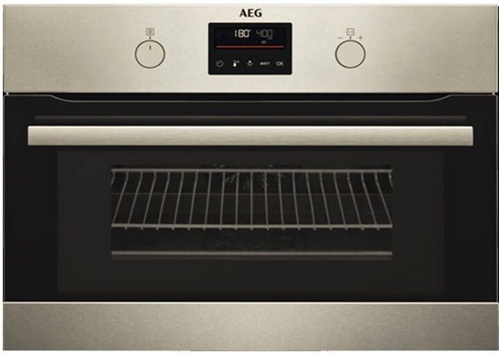 AEG 8000 CombiQuick Heteluchtoven met magnetron KMS365060M